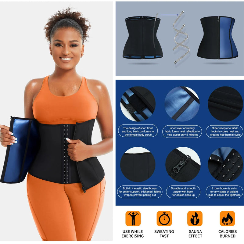 Women Waist Trainer Trimmer Corset Weight Loss