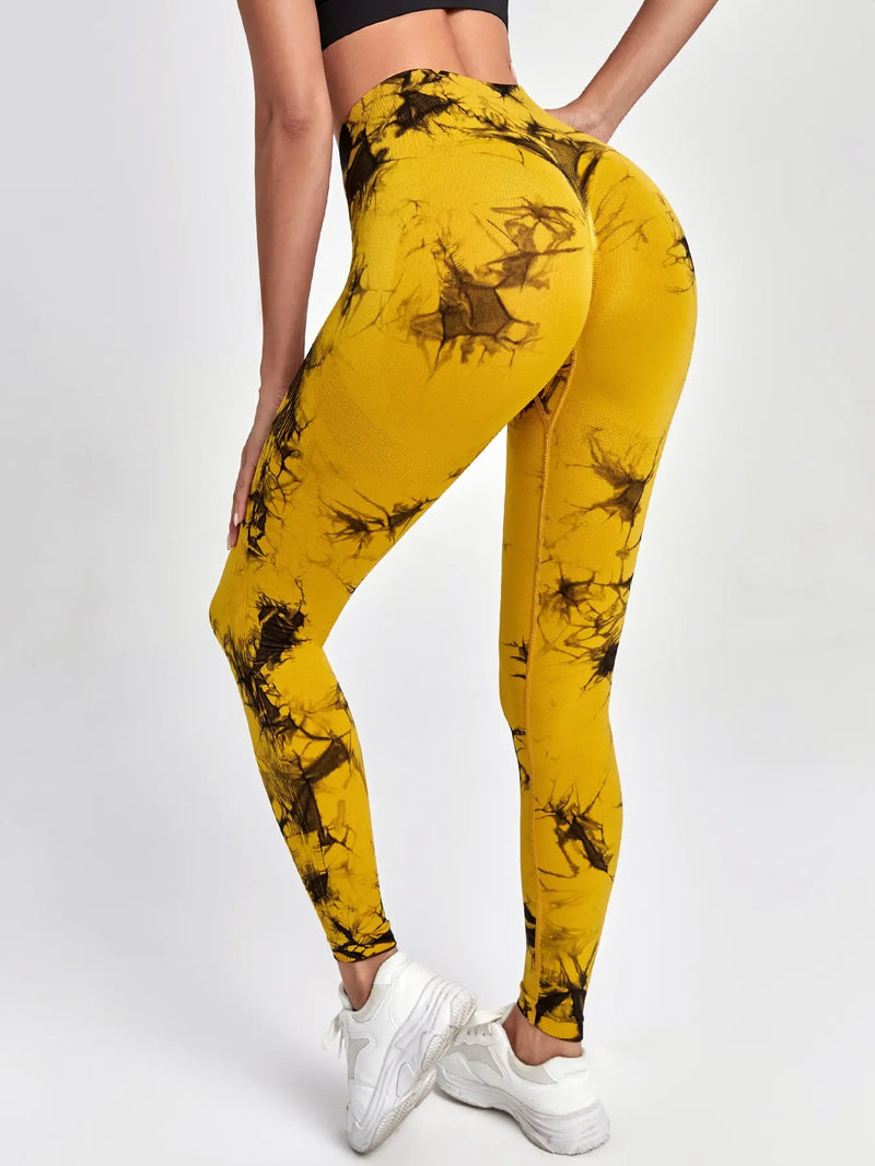 Tie Dye Yoga Pants Sport Leggings Women