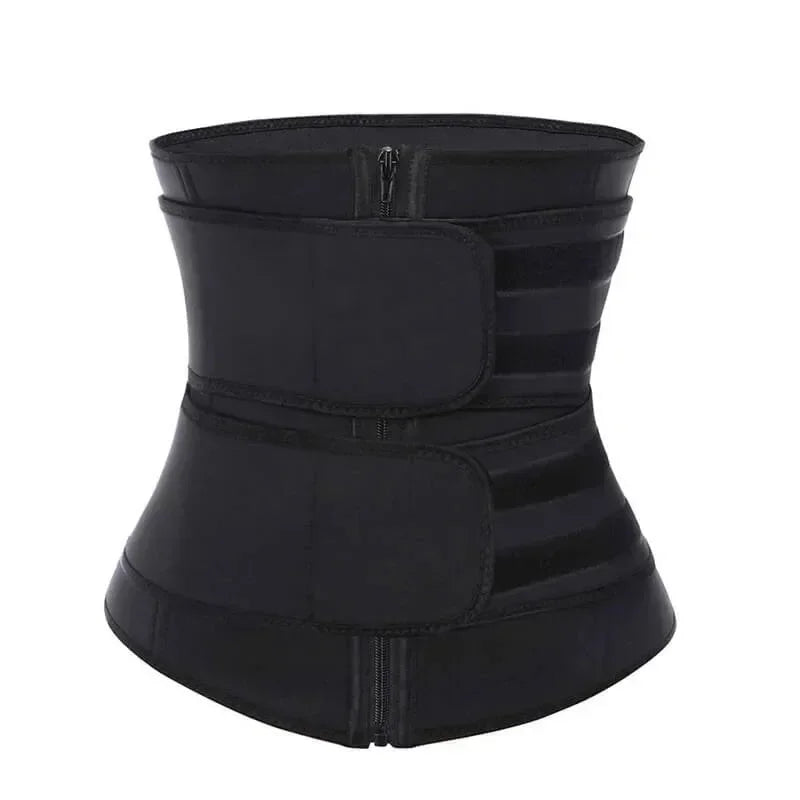 Qtree Waist Trainer Plus Size for Women Sports Girdle Corset Slimming Belly Body Shaper Sweat Trimmer Belt Slimmer Weight Loss