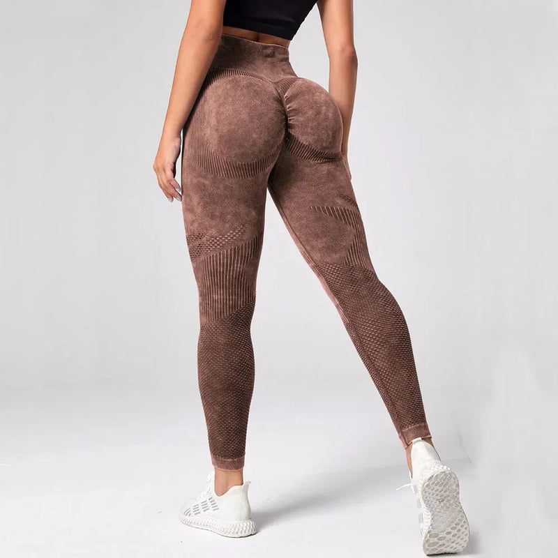 Women Leggings Washing Yoga pants