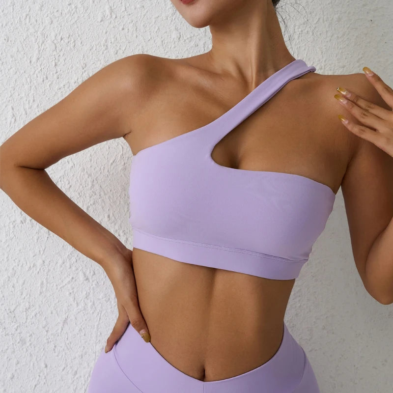 One-Shoulder Sports Bra