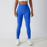 Solid Color Ribbed Seamless Yoga Pants High Waist Gym Leggings Sport Women Fitness Female Legging Tummy Control Running Tights