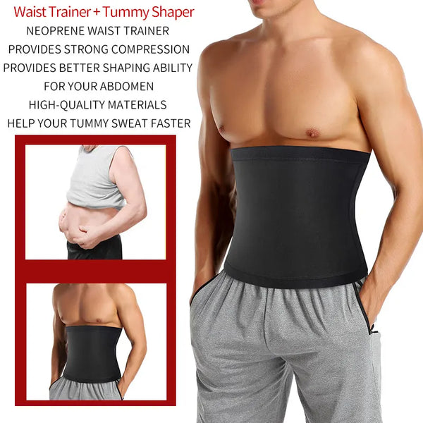 Mens Abdomen Reducer Sauna Body Shaper