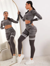 Seamless Fitness Long Sleeve Suit