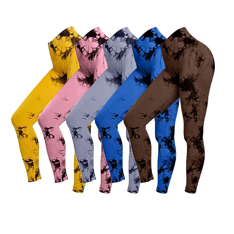 Tie Dye Yoga Pants Sport Leggings Women